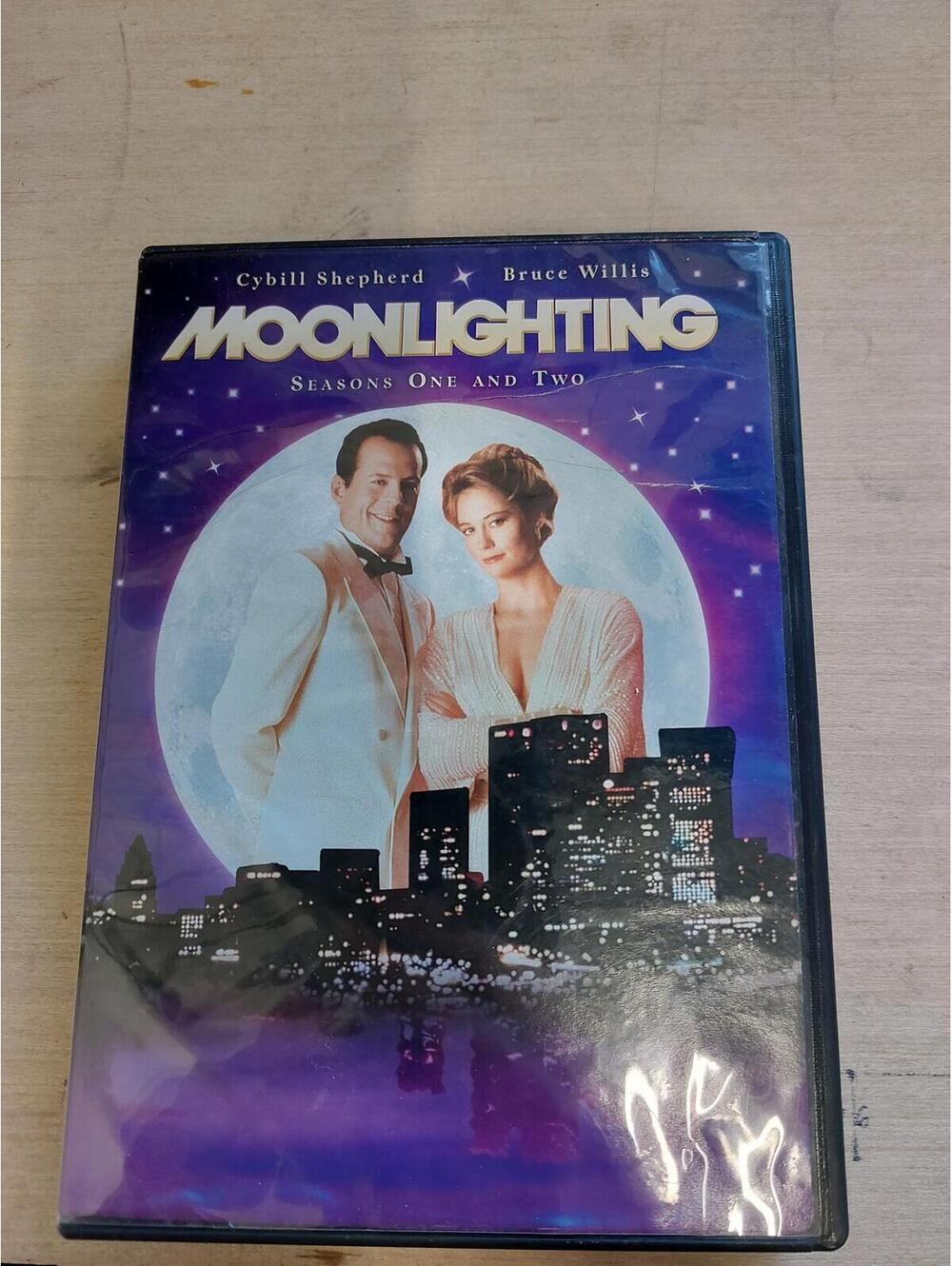 Moonlighting- Seasons 1 & 2 DVD set featuring Cybill Shepherd and Bruce Willis